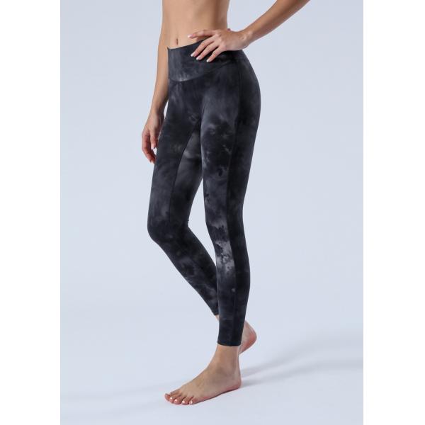 Printed No Front Midseam Ladies RGS Non See Through Leggings 210gsm