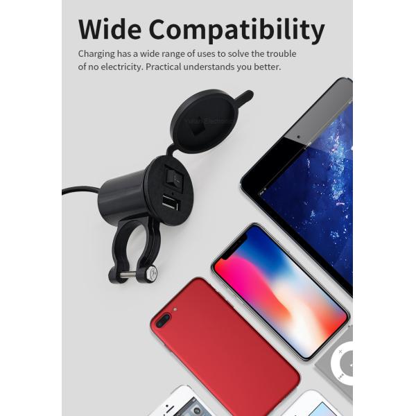 5V 2A Motorcycle USB Charger