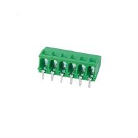 cage en laiton à angle droit du terminal de vis de bâti de carte PCB de 300V 5.0mm HQ128R