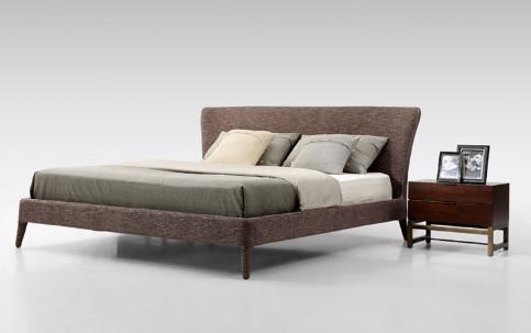 Luxury Modern Italian Style Bed Fancy Fabric Custom Suitble For Living Room