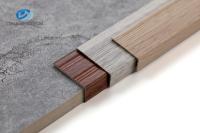 Aluminum Stright Angel Alloy Profiles Powder Coating Wall Trims Wooden Grain 1cm Height