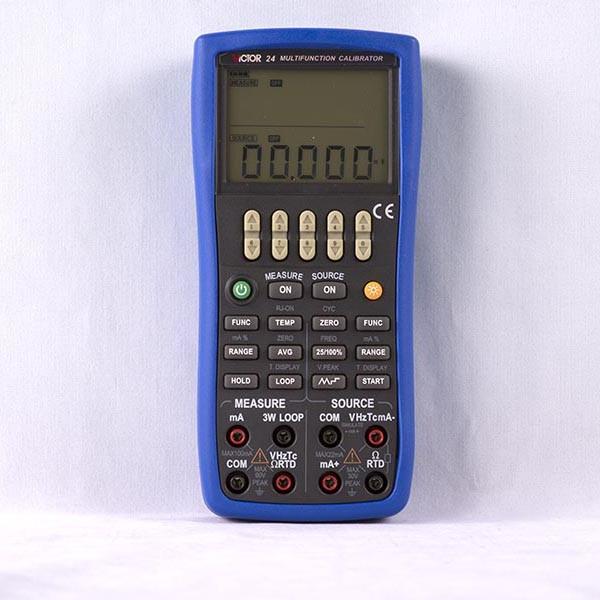 VICTOR 24 Portable Multifunction Process Calibrator Rtd Calibration Equipment