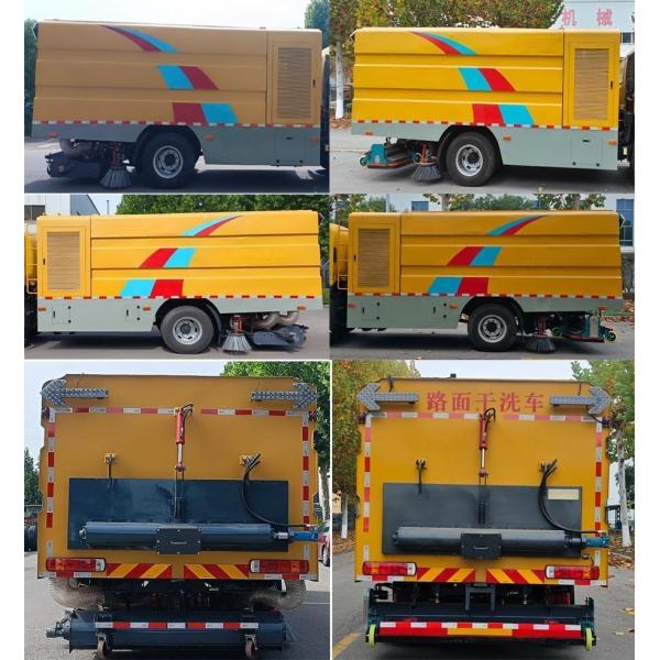 16 Ton Truck Mounted Street Sweeper Vehicle With Robust Body ZBJ5160TSL6