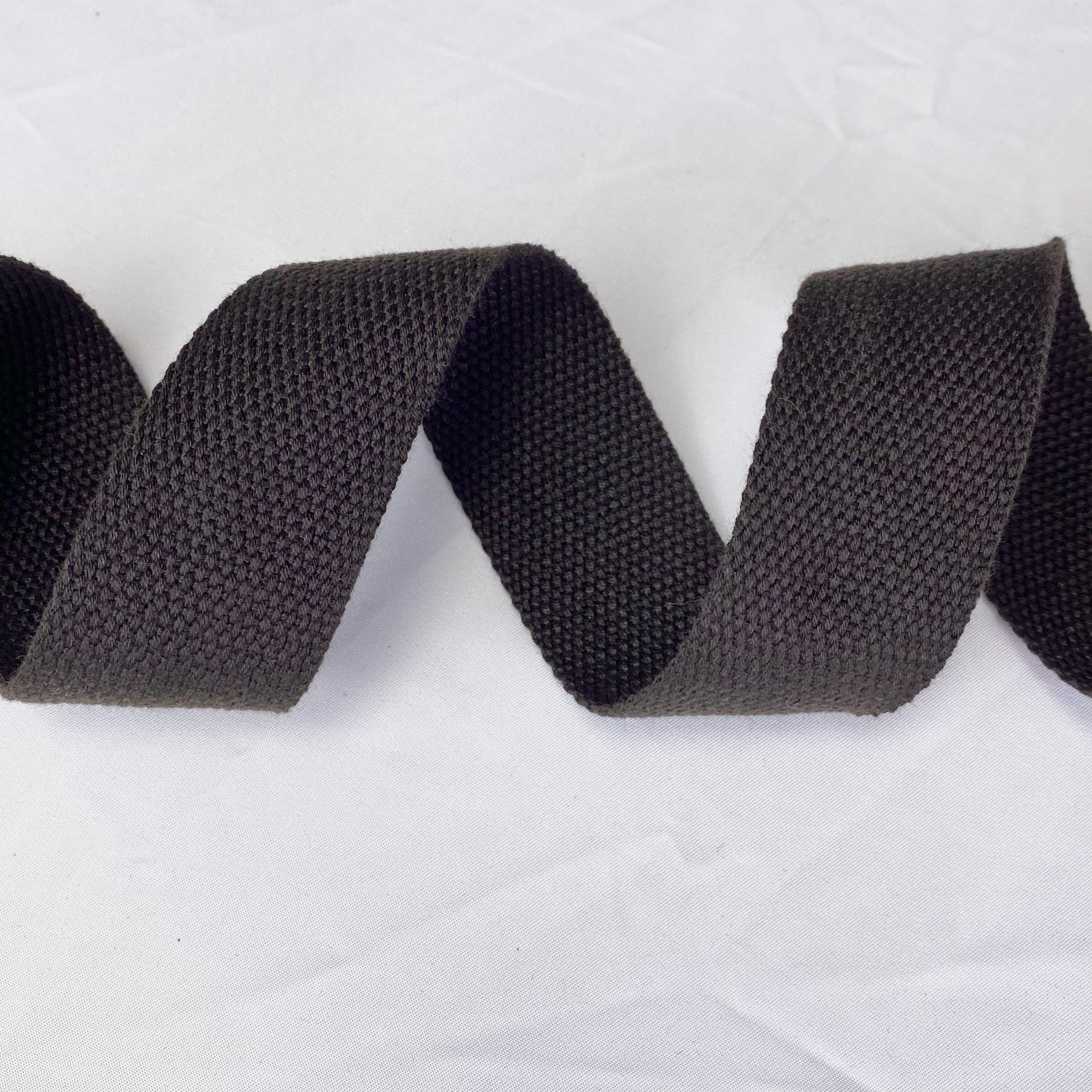 Soft bead Polyester-cotton webbing in a variety of colors Dupont Tote bag strap Textiles