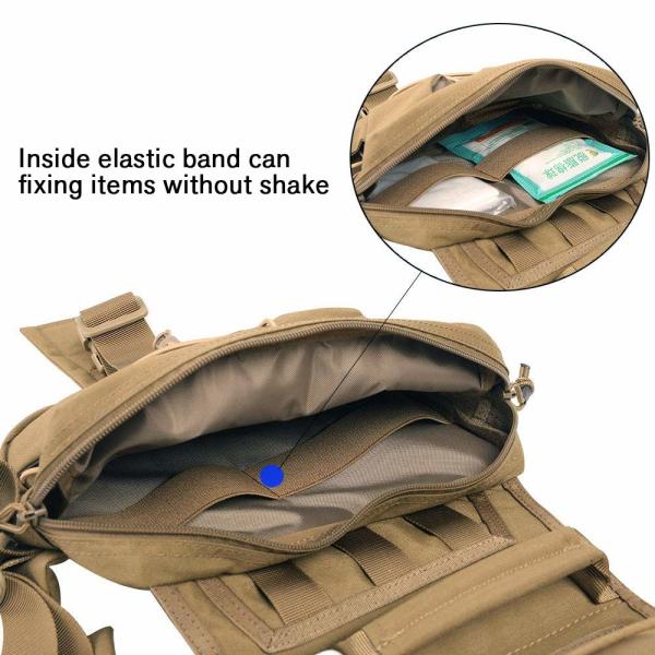 2 Capacious Side Pockets Custom Dog Harness Saddle Bag Backpack For Travel Camping Hiking