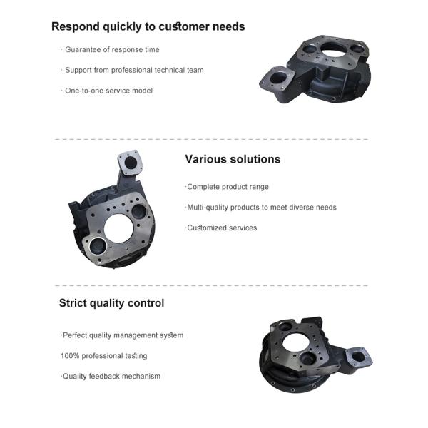 Flywheel housing JS180-160101530 for Shacman truck