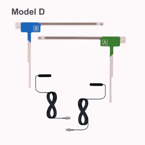 Isdb-T Film Digital Tv Antenna With GT13 Connector For Mobile Custom Radon Color