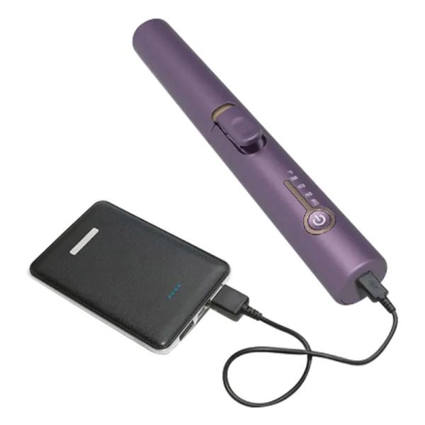 High Speed Purple Ceramic Plate Heated Hair Rollers With Worldwide Plugs