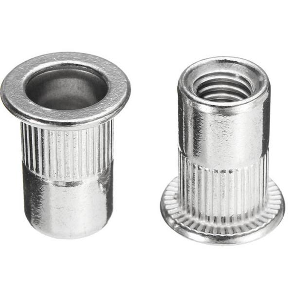 A2 A4 Stainless Steel Thread Insert Flat Head Round Body Close End Blind Rivet Nut