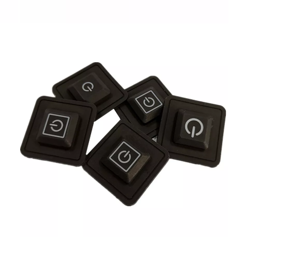Laser Carving Silicone Keypad Button Backlit Rubber Electronic Button