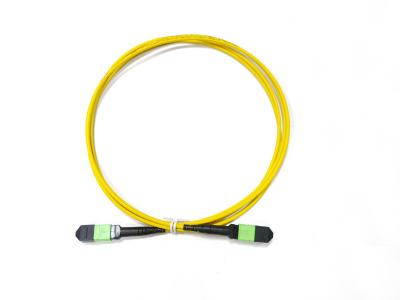 Polarity B 12 Fiber Optic MTP MPO APC Female to Male Patch Cord Truck Cable Assembly