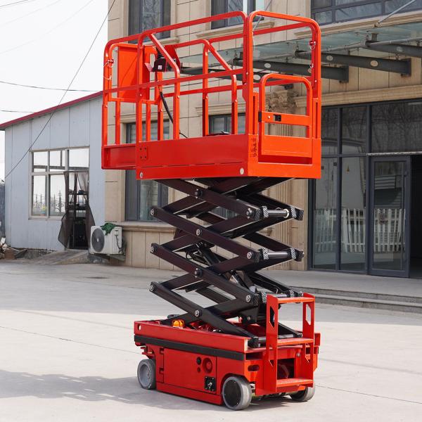 14m 16m 230kg Aerial Work Mobile Scissor Lift Tables Manlift Mobile Platform