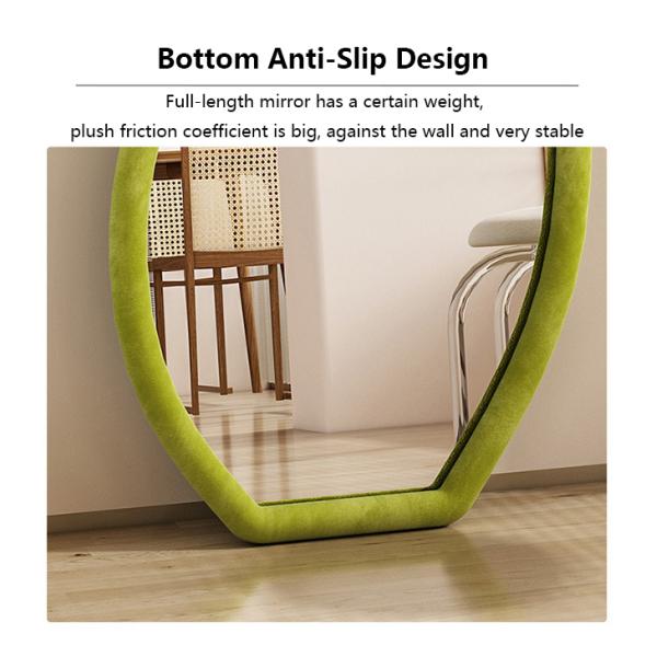 Custom Standing Arched Floor Mirror Full Length 78x108cm