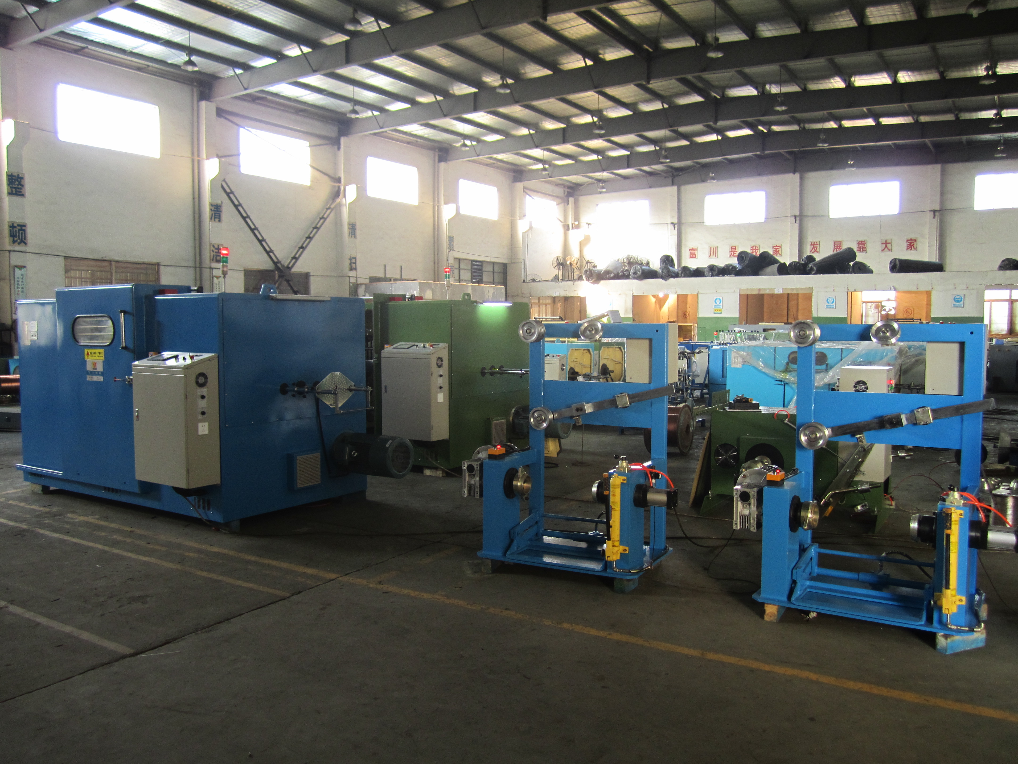 Fuchuan FC-800B Apple Green Double Twist Bunching Machine Touch Screen Operation