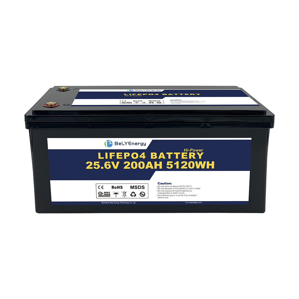 Bely Energy Bluetooth Function UN38.3 портативная Lifepo4 глубокий цикл батарея 24v 200ah