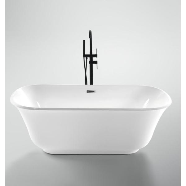 Structure Freestanding Tub Flexible Hot Tub Acrylic Bathtub with Outer Frame and