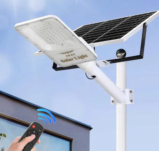 Remote Control IP66 Waterproof Outdoor SMD Aluminum 100W 200W 300W LED Solar Street Light Remote Control