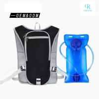 Bolso de bicicleta de viaje de nylon resistente al agua Mochila de reflexión Bicicleta de hidratación exterior