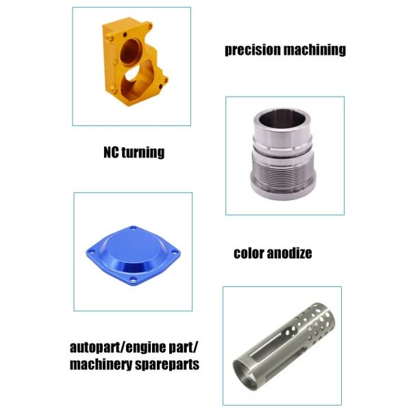 CNC de alumínio da linha central da precisão 5 da braçadeira que faz à máquina as peças de trituração de gerencio personalizadas do metal