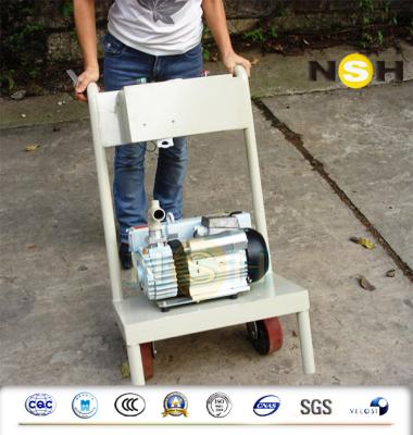 Portable Vacuum Pump Unit Single Stage Movable Easy Operation Shelf Covering Type