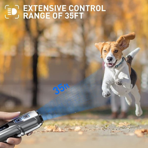 New Arrival Rechargeable Ultrasonic Dog Bark Control & Training Repeller with LED Deterrent for Dog Behavior Modification
