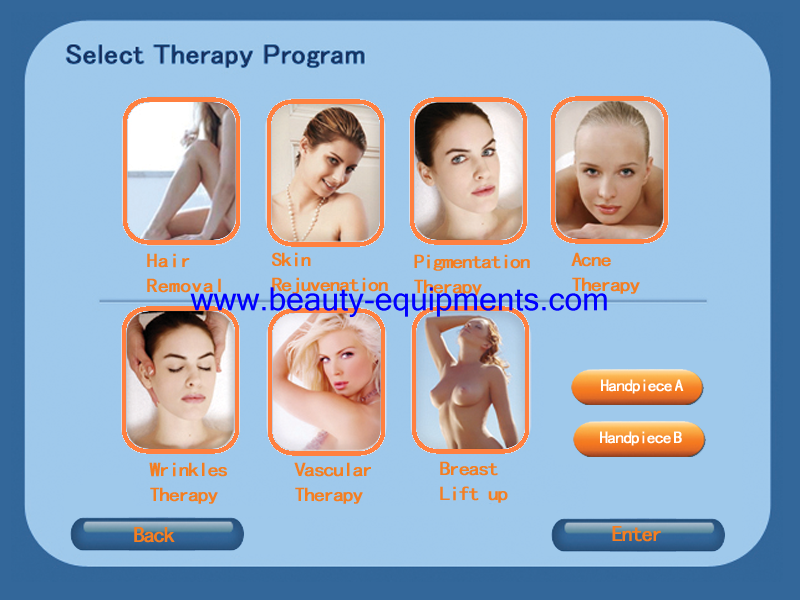 Body Shaping IPL Hair Removal Machine, Acne Treatment Equipment