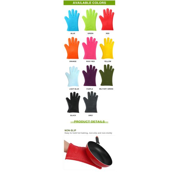 MAX Heat Silicone résistant GRILLENT TOUT ENTIER griller des gants pour faire cuire le Potholder de cuisson de barbecue