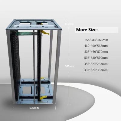 Plastic Metal Foldable SMT ESD PCB Storage Racks Conductive Magazine Rack