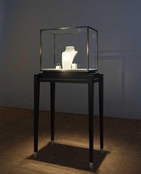 Commercial Museum Countertop Glass Display Case , Enclosed Collectors Display Cabinet
