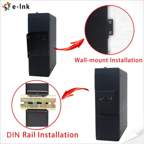 Industrial Managed Ethernet Switch 1000M 8xGigabit + 4xSFP DIN-Rail