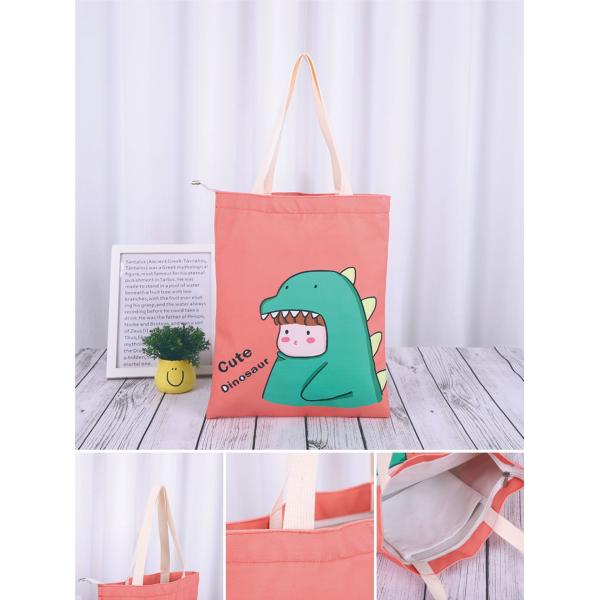 Plain Custom Sublimation Blanks Tote Bags With Logo in White Polyester Canvas
