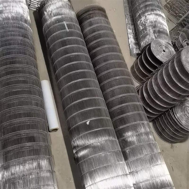 AISI 304 Chain Link Wire Mesh Conveyor Belt for Chocolate Enrober Coating Line