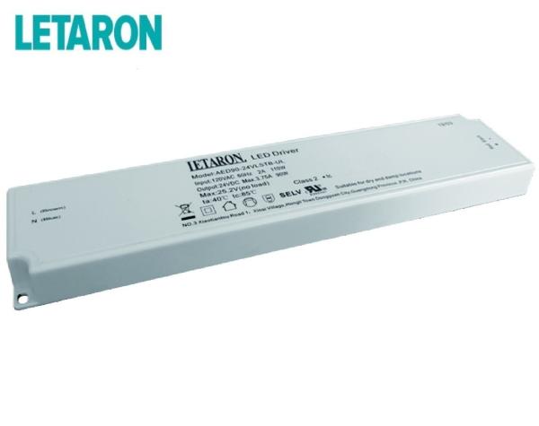 60Hz 90 Watt Led Driver , CV Constant Voltage Led Power Supply