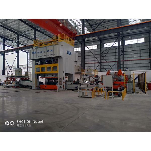 Yaskawa Motor Steel Coil Uncoiler , Punch Automatic Feeder Bar Feed Processing Machine