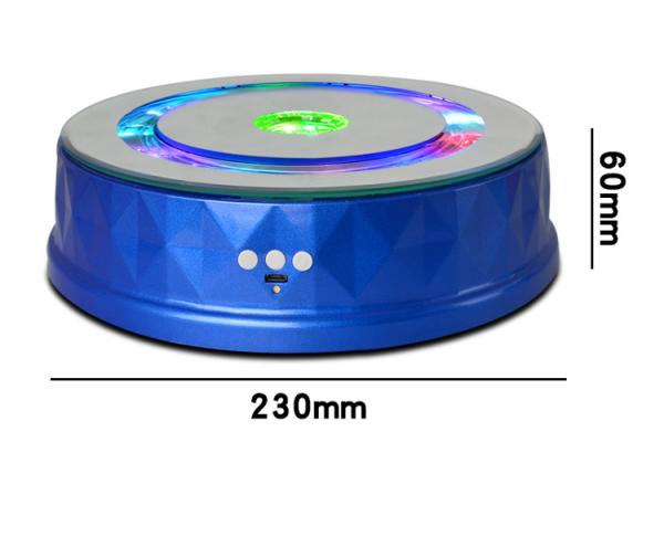 23cm Exquisite Rotating Led Display Stand 360 Degree Rotating Turntable Display Stand