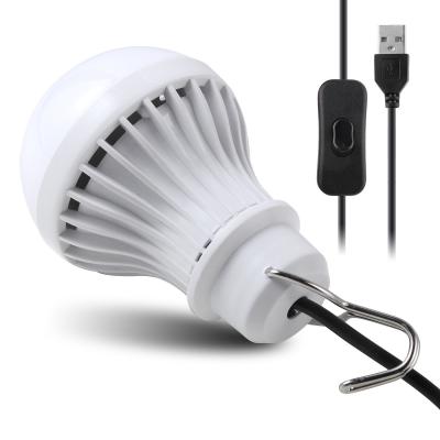 7W Bright White LED Light Bulbs 3000k - 6500k With USB Interface