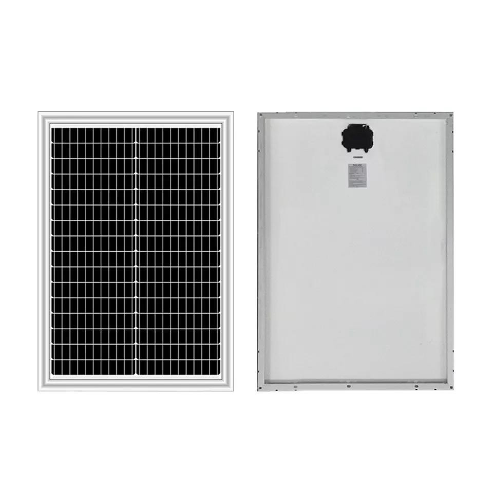 50w 12v 24v PERC Моно солнечная панель класса А PV фотоэлектрическая для повышения выработки энергии
