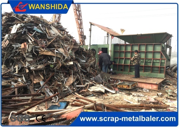 Heavy Duty Scrap Container Shear Machine for Industrial Metal Processing & Recycling Plants