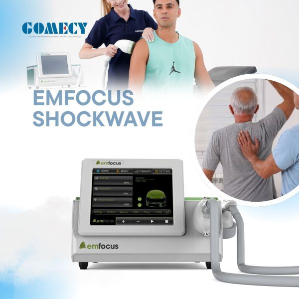 Emfocus Focused Shock Wave Therapy Machine Focused Shockwave Physiotherapy for Sports Rehabilitation Pain Relieves