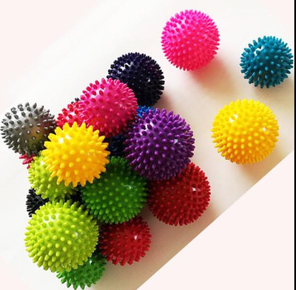 Spiky Massage Balls- Plantar Fasciitis, Muscle Soreness Massager Ball fitness ball