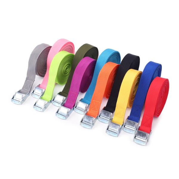 2.5cm gancho elástico y bucle de metal de poliéster