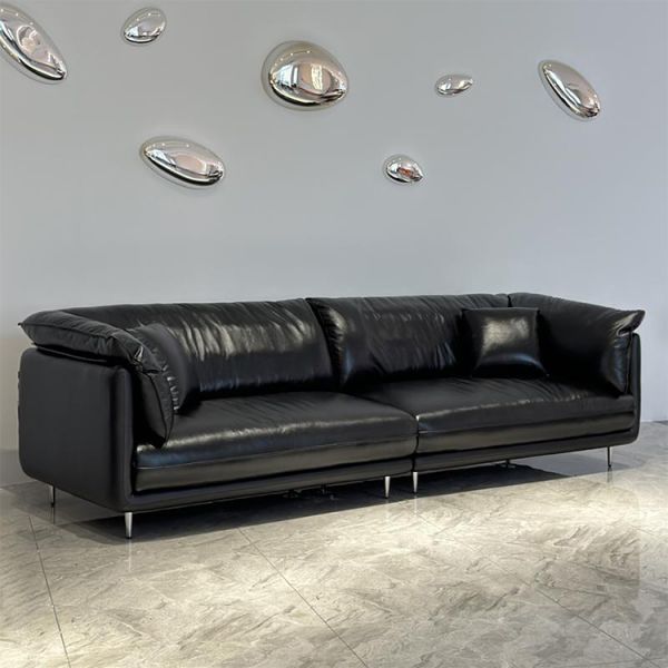 Modern Luxury European Chesterfield Sectional Sofa Set Leather Wood Frame Foam Corner for All Living Room Hotels