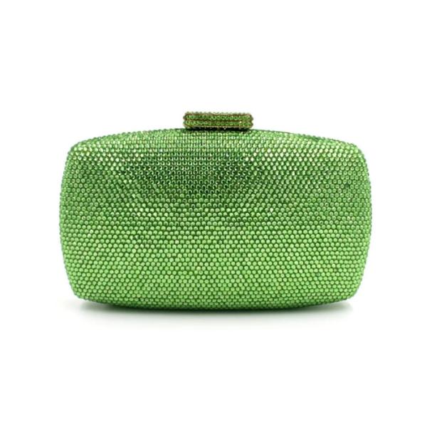 American Style High - Grade Rhinestone Evening Bags Satin Fabric Material