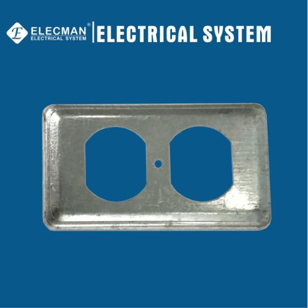 4" X 2" couvercles de boîte métalliques 58C7 de débouché d'Electrcial de