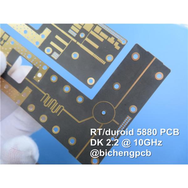 2層高周波回路基板RT / Duroid 5880 ENIG PCB