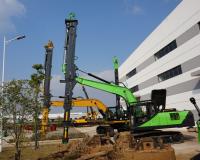 KM150 Excavatrice Clamshell Bras télescopique Tysim Long Boom