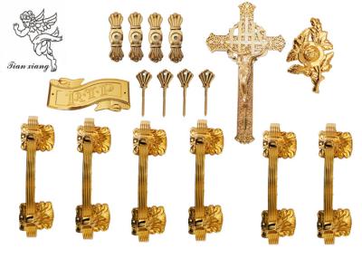 Acessórios do caixão do enterro do ouro/prata/cobre, fornecedores do hardware do caixão