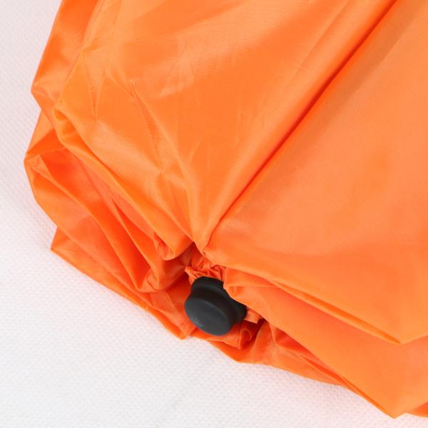 Orange Collapsible Golf Umbrella , Lady Fashion Windproof 2 Fold Umbrella