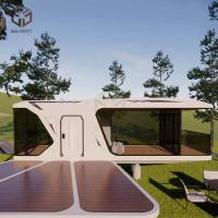 Capsule spatiale moderne de 12 kW maison de bureau extérieur préfabriqué sur mesure