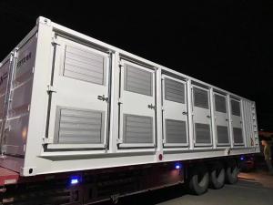 1500kw - 2000kw コンテナ発電機 高功率ディーゼル発電機 40ft 標準コンテナ